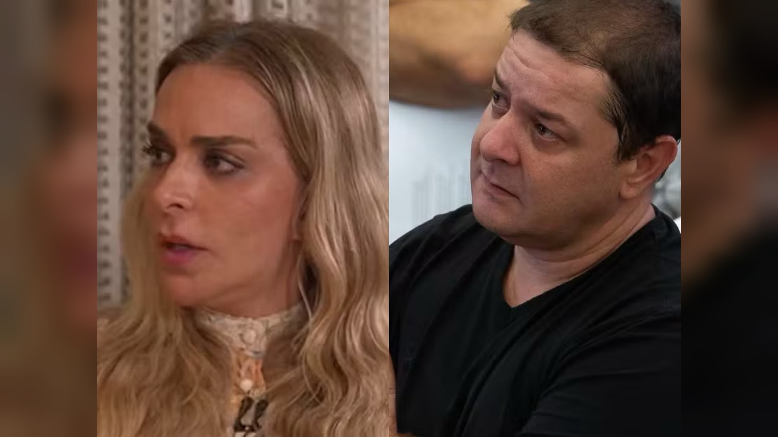 Montagem com fotos de Roberta Luchsinger e Fábio Luís Lula da Silva.