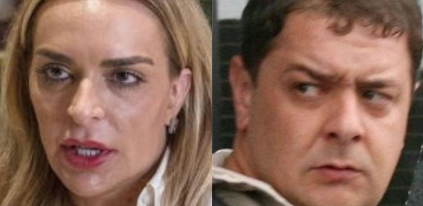 Montagem com fotos de Roberta Luchsinger e Fábio Luís Lula da Silva.