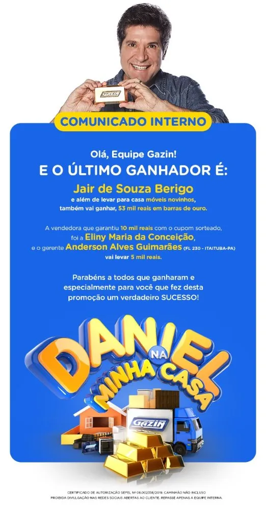 (Foto: Divulgação / Gazin)