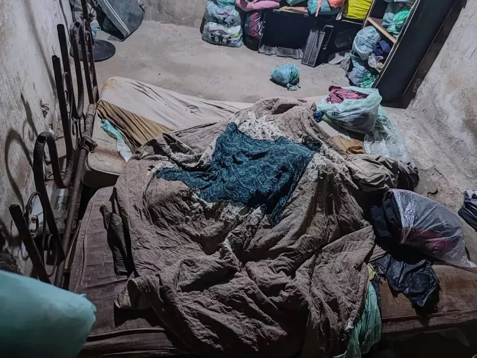 Casa onde a família foi encontrada.