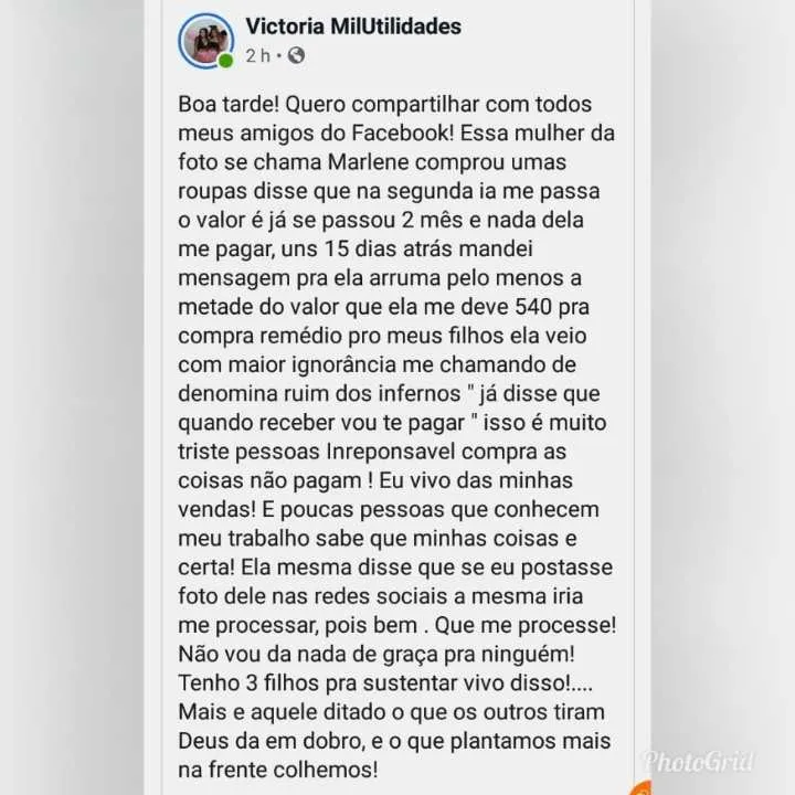 Vendedora itaitubense é processada após expor imagem de cliente devedor no Facebook