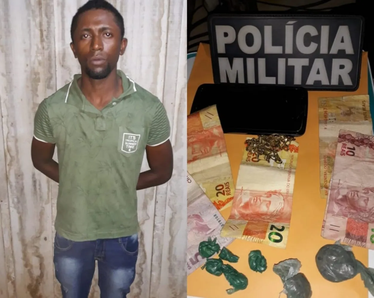 Homens são presos acusados de tráfico de drogas em Moraes Almeida