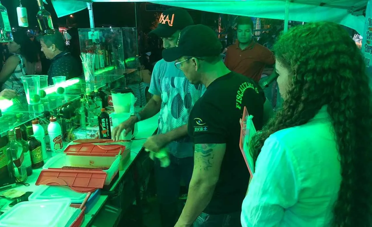 Fiscalização realizada pelo PROCON na Expoagro 2018.