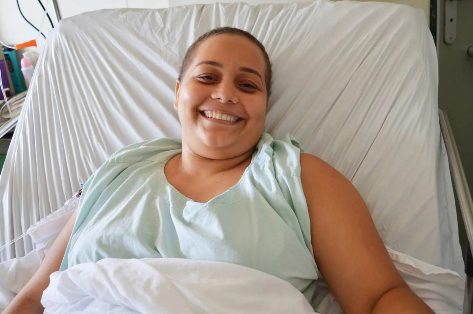 Luziane Rodrigues da Silva, de 20 anos, passou por perfusão de membro no HRBA — Foto: Ascom HRBA/Divulgação