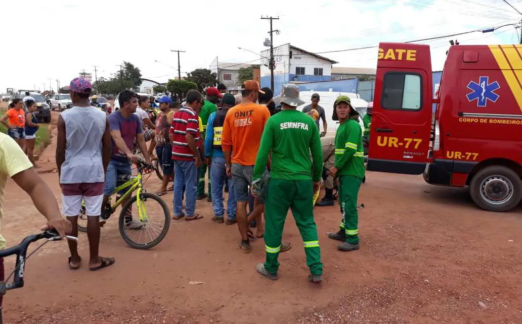 Acidente na rodovia Transamazônica.
