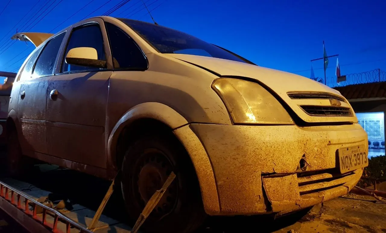 Veículo onde a cocaína foi encontrada