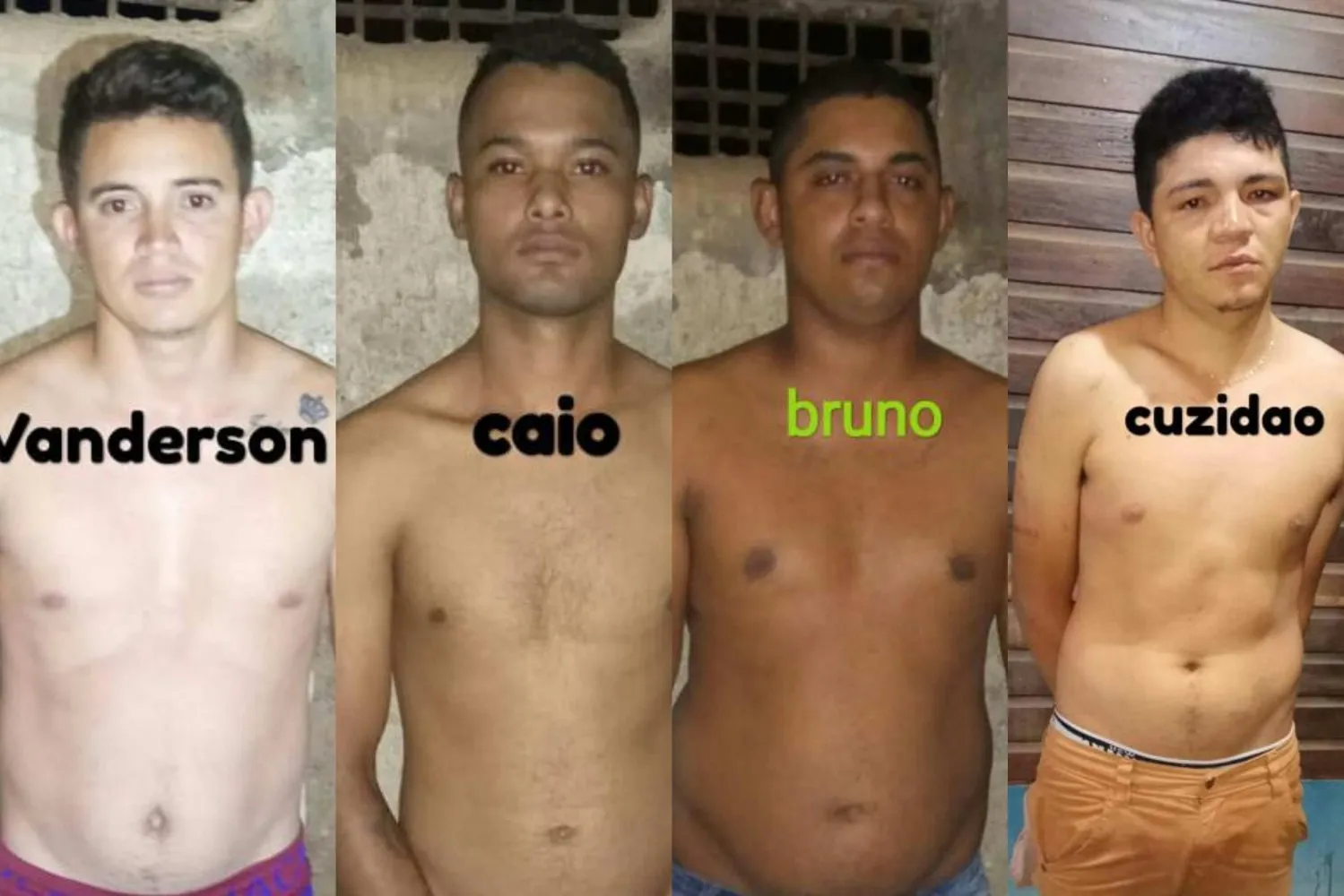 Presos em Moraes Almeida acusados de tráfico de drogas.