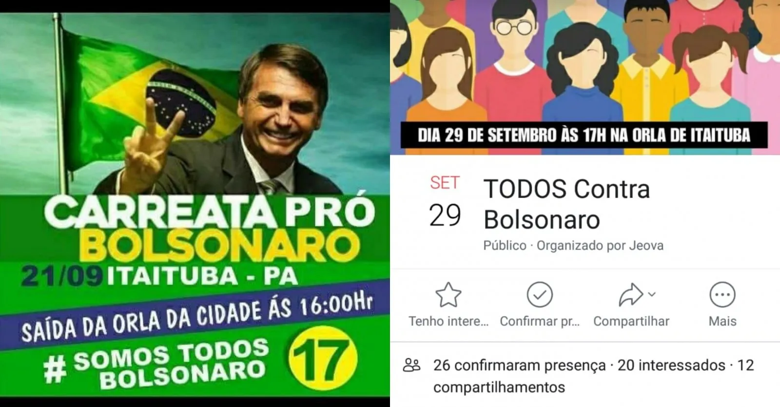 Movimentos que acontecerão em Itaituba