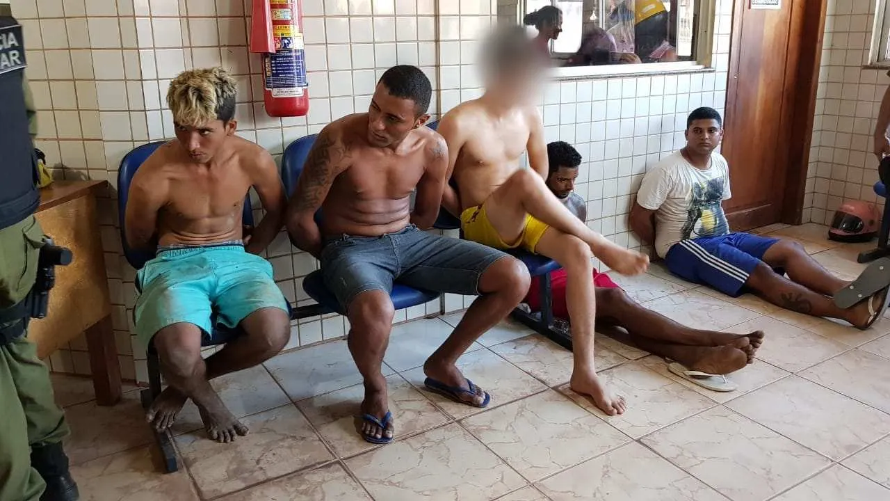 Grupo preso em Itaituba.