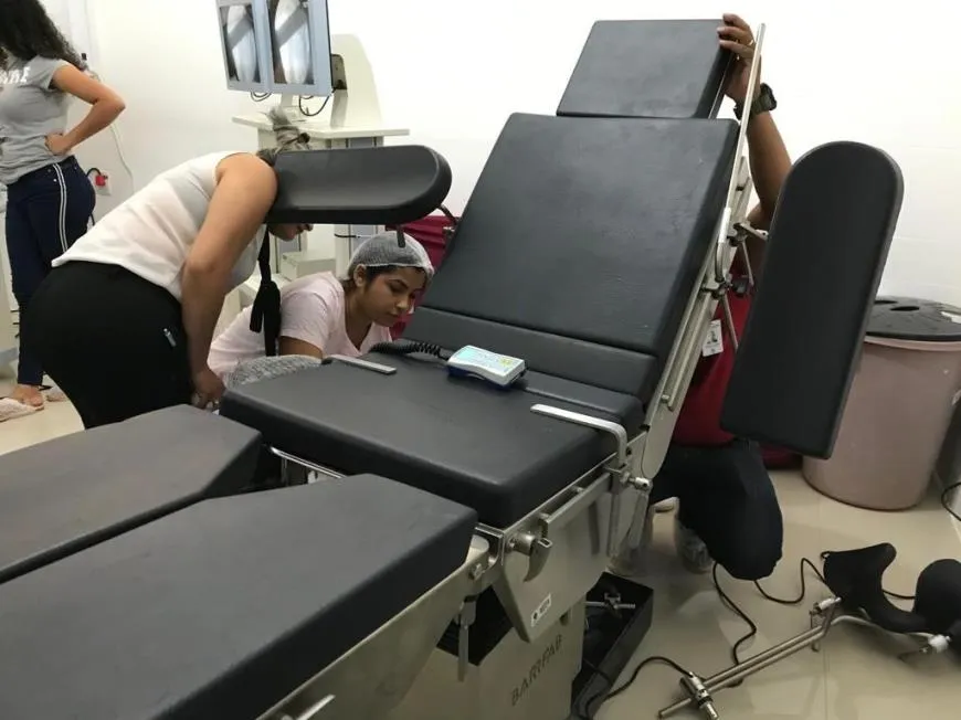 Equipe do HRBA realizaram a instalação dos equipamentos.