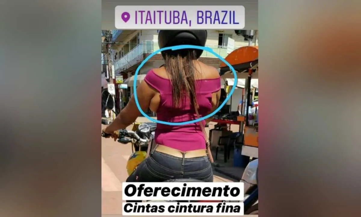Imagem divulgada em redes sociais em forma de piada envolvendo o nome da empresa.