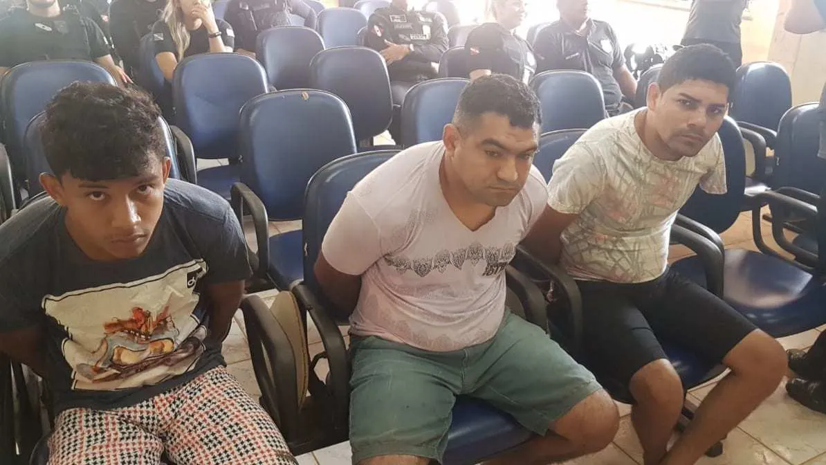 Presos na operação Ponto Final.