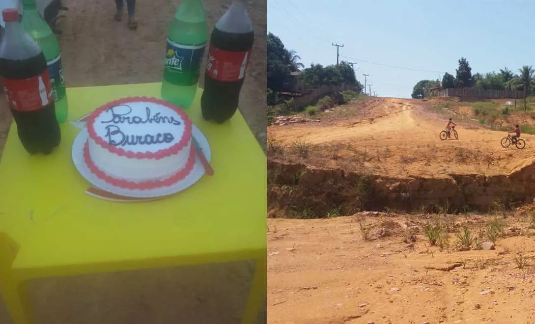 Aniversário de buraco em Caracol.