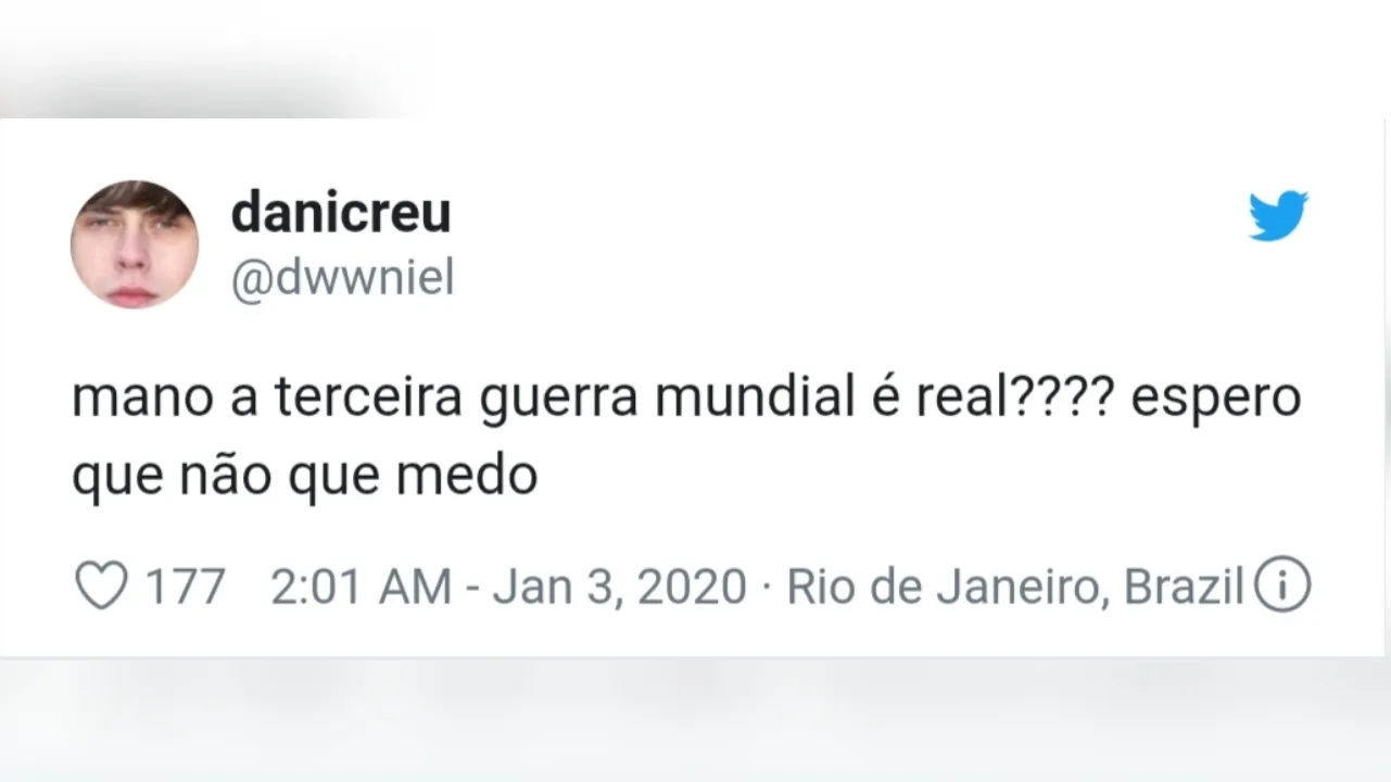 Postagens do twitter