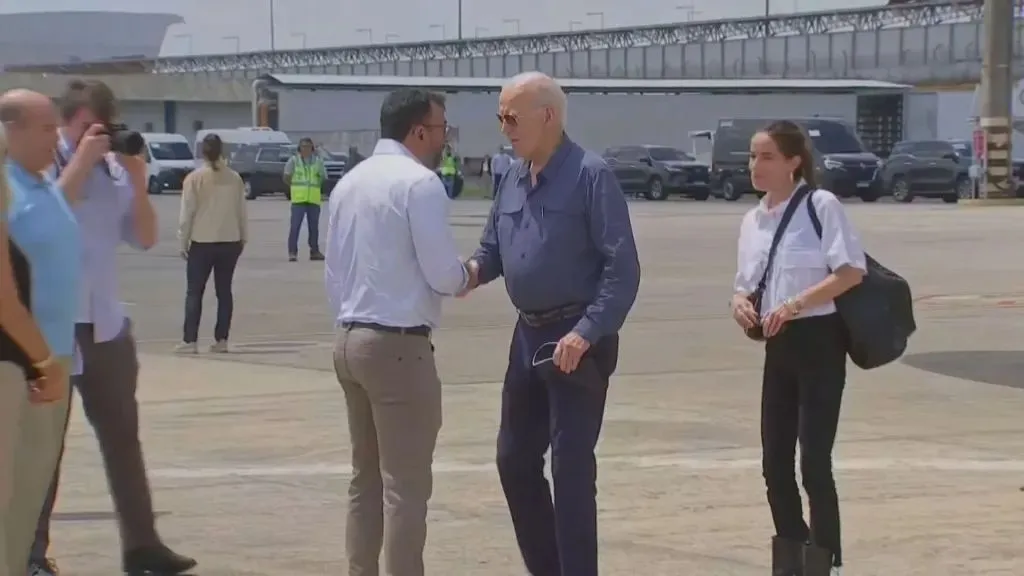Joe Biden chega ao Brasil; comitiva norte-americana pousa em Manaus