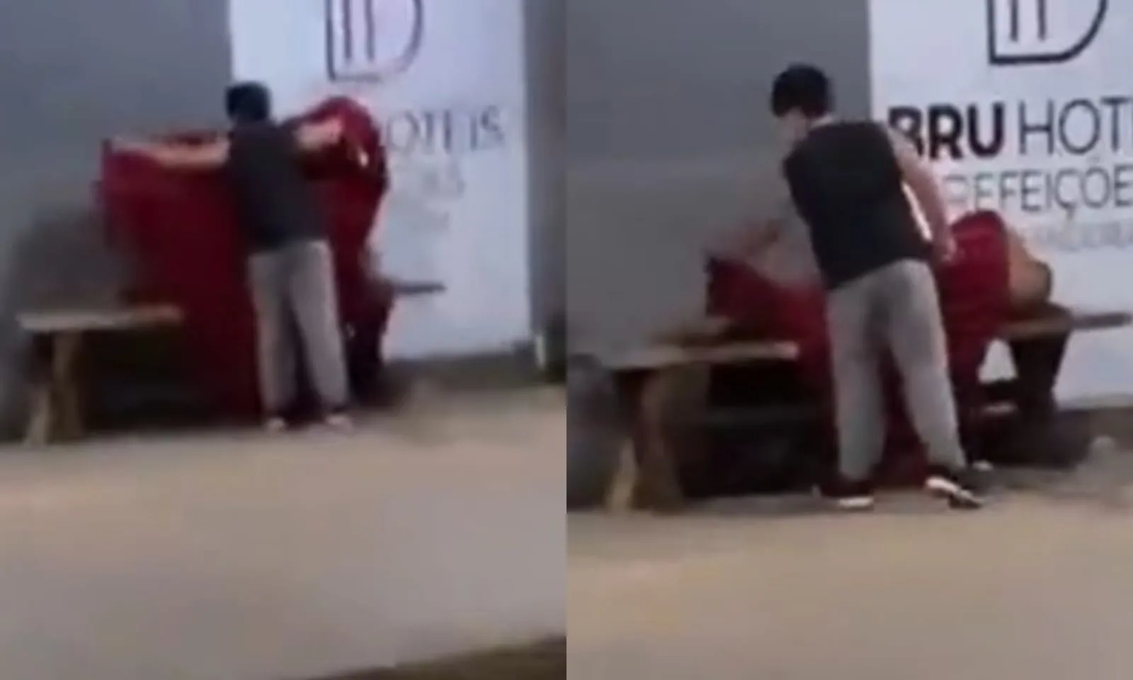 Criança viraliza ao cobrir morador de rua durante noite fria em MS